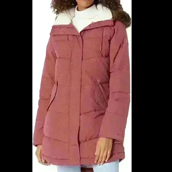 Roxy Ellie Waterproof Longline Puffer Jacket- Size S - Picture 1 of 10